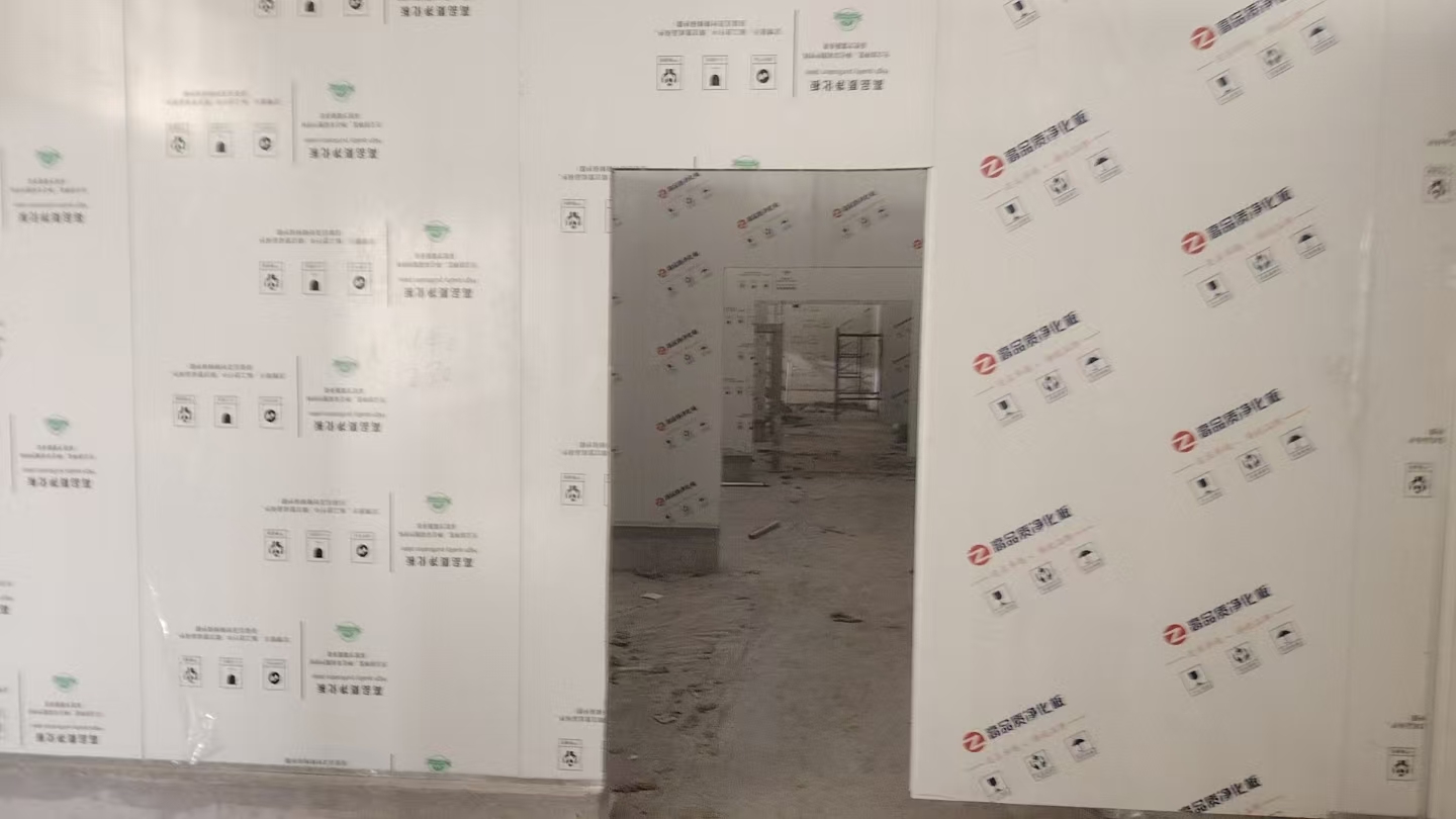 3000-ton annual production capacity food processing facility with ISO 8 modular cleanroom project-Private room