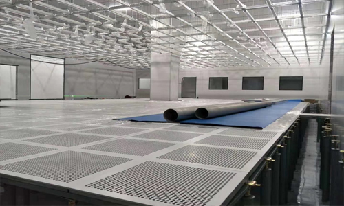 Opto-electronics Class 100 cleanroom Raised Floor Return