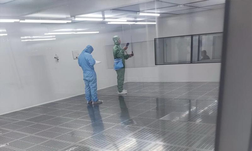 Opto-electronics Class 100 cleanroom Particle Counting