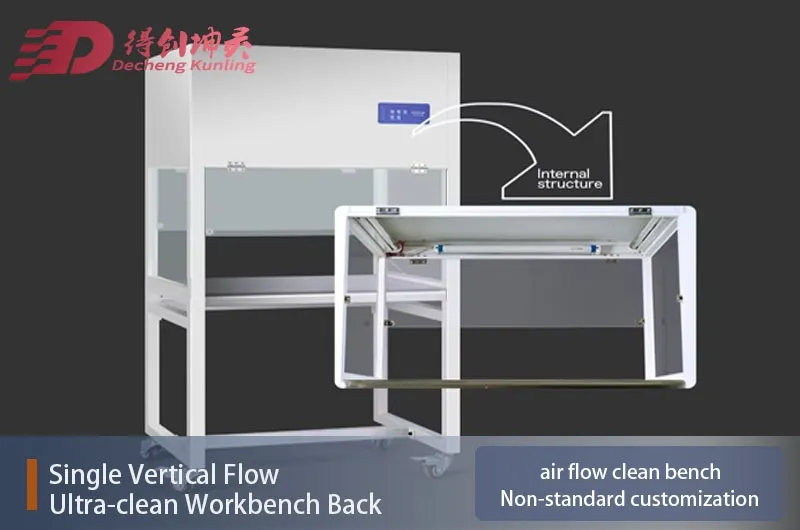 single Vertical Flow Ultra-clean Workbench Back