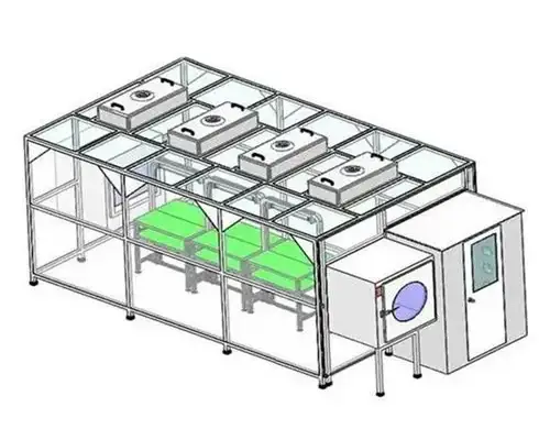 Soft-walled cleanroom model