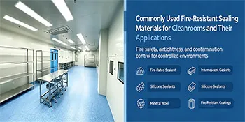 Commonly Used Fireproofing and Sealing Materials and Applications in Cleanroom Projects
