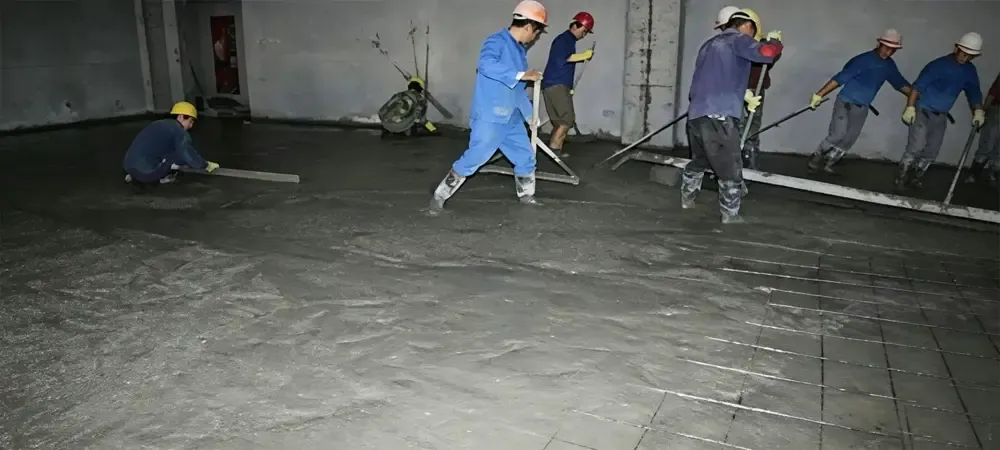 Leveling (base layer) construction - cement mortar leveling.webp