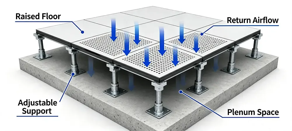 Anti-static Raised Access Floor. Anti-static Raised Access Floor.