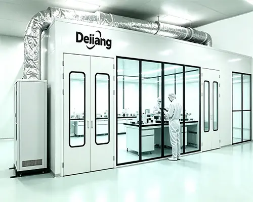Temperature and humidity constant cleanroom - front elevation photo