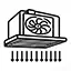 FFU fan filter unit with EC motor