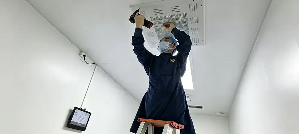 installation fliter.