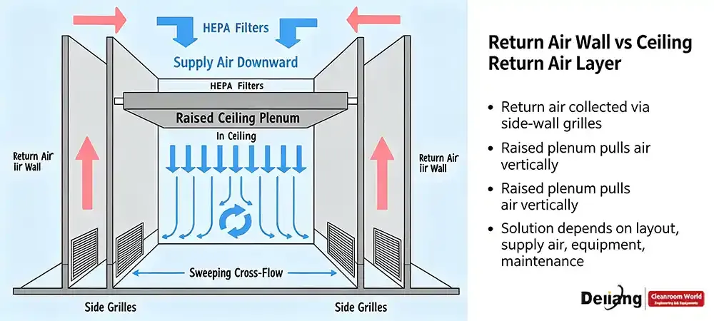 Return Air Wall and Ceiling Return Air Layer in ISO Class 5 Cleanrooms.webp Return Air Wall and Ceiling Return Air Layer in ISO Class 5 Cleanrooms.webp
