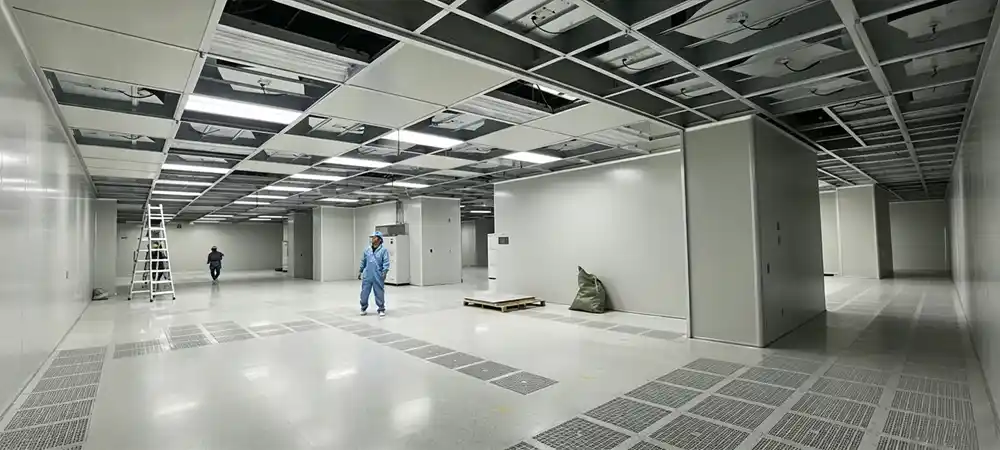 Deiiang™ Modular Cleanroom Construction Site at XX Pharmaceutical Co.