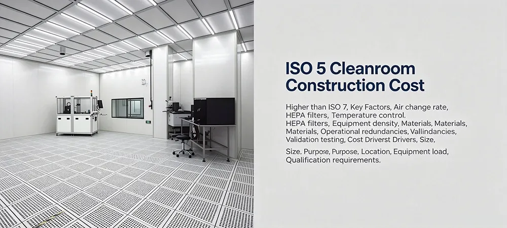 ISO 5 Cleanroom Construction Cost.