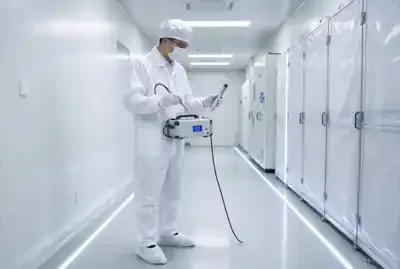 Cleanroom particle count test report after Deiiang optimization.webp