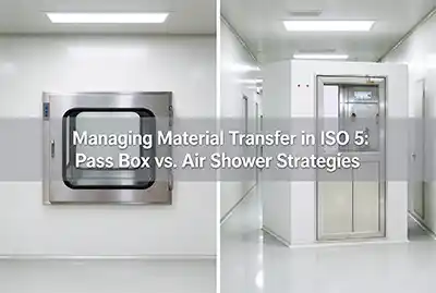 Managing Material Transfer in ISO 5: Pass Box vs. Air Shower Strategies