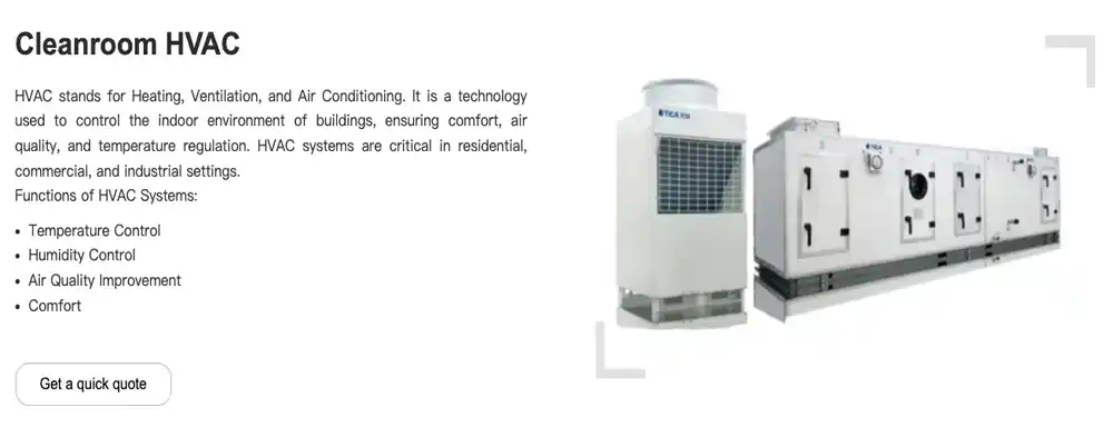 Cleanroom HVAC Cleanroom HVAC