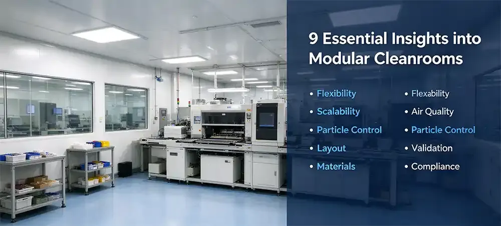 9 Essential Insights into Modular Cleanrooms for Electronics 9 Essential Insights into Modular Cleanrooms for Electronics