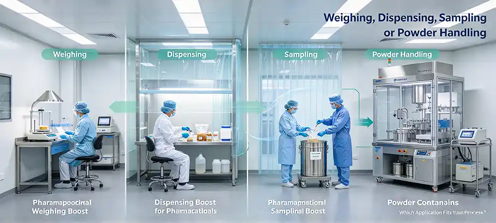Weighing, Dispensing, Sampling or Powder Handling