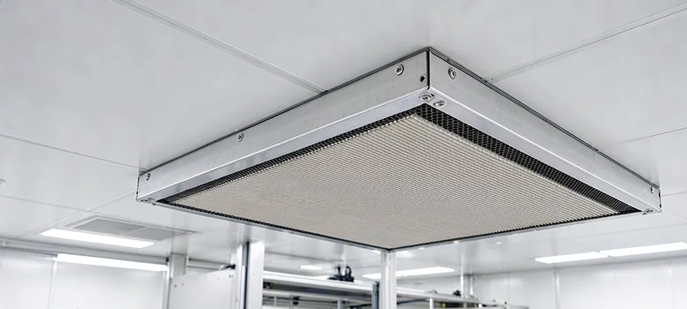 ULPA filtration considered for a high cleanliness hardwall clean room application ULPA filtration considered for a high cleanliness hardwall clean room application