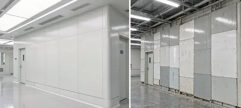 Integrated cleanroom design compared with fragmented construction Integrated cleanroom design compared with fragmented construction