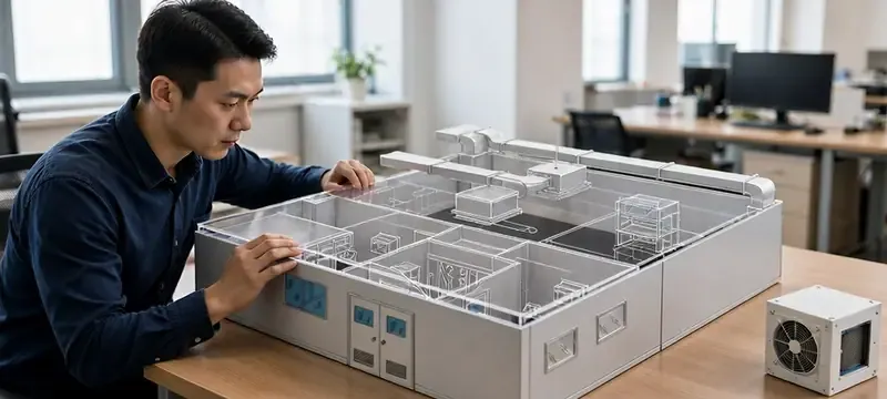 Planning FFU and sensor access at the cleanroom design stage