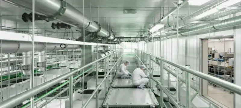 Adding service walkways and hatches in a bio-pharma cleanroom retrofit