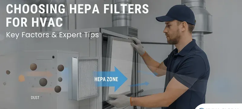 Prefilter fitted upstream of the HEPA filter to reduce loading