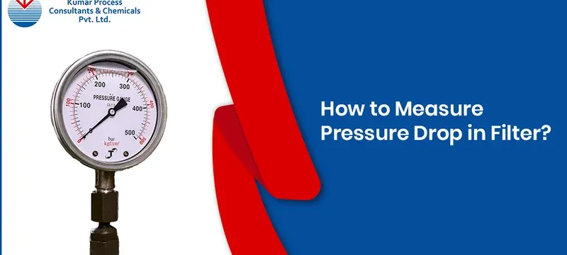 Loaded filter and pressure gauge used to judge replacement timing