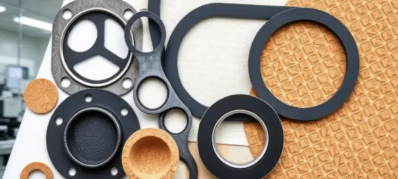 Filter gasket seal material samples Filter gasket seal material samples