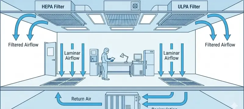 Medium filter definition HVAC cleanroom