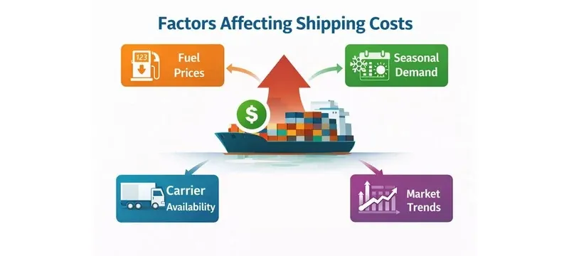 Filter logistics shipping cost factors