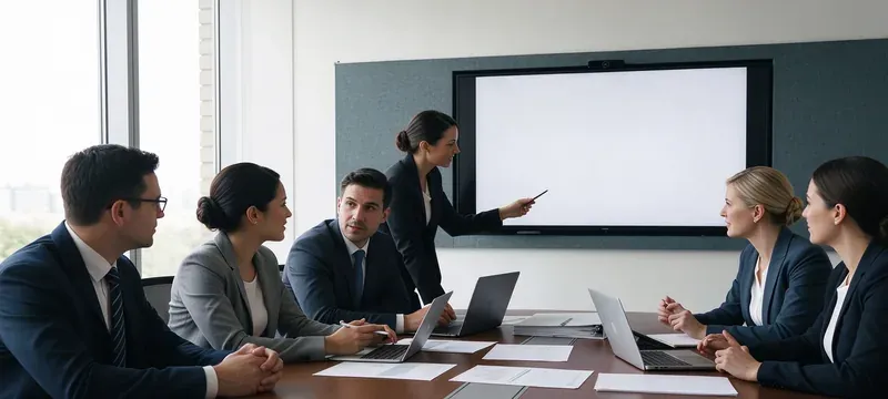 Industrial purchasing project supply site meeting