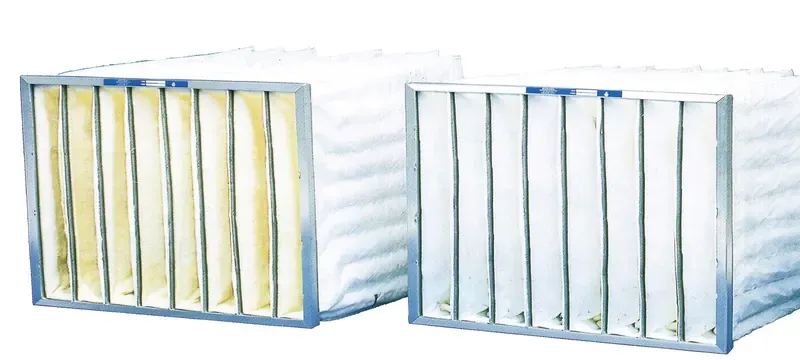 HVAC air filter product panel pocket types