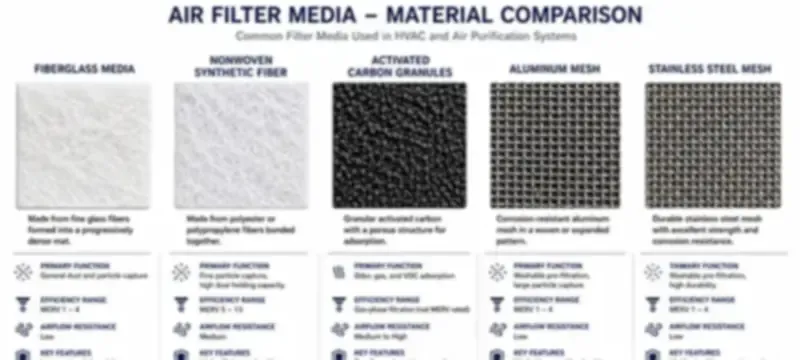Project material selection results