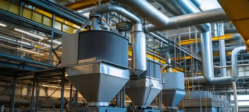 Industrial air filtration project installation site