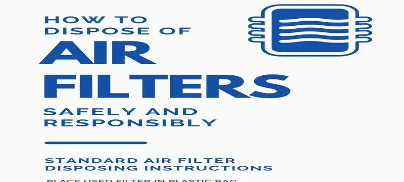 How to dispose of air filters safely and responsibly