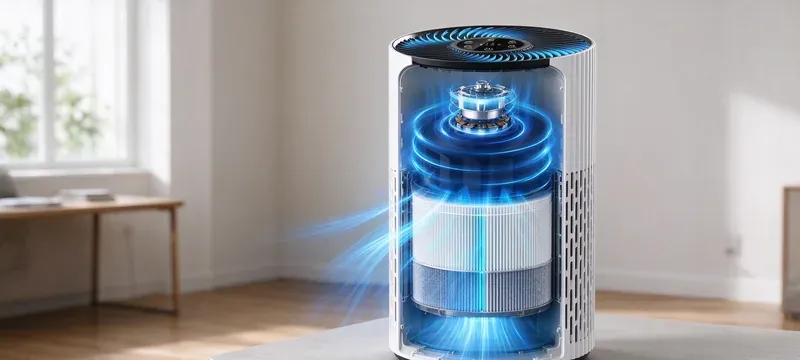 Portable air purifier HEPA filter unit room