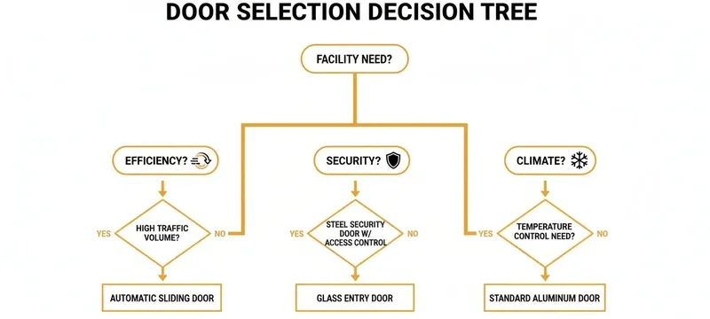 Door selection decision matrix cleanroom application Door selection decision matrix cleanroom application