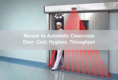 Manual vs Automatic Cleanroom Door: Cost, Hygiene, Throughput