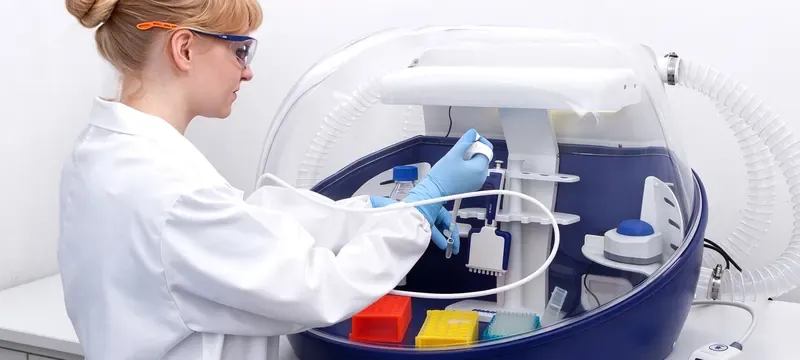 Chemical research analytical laboratory fume hood