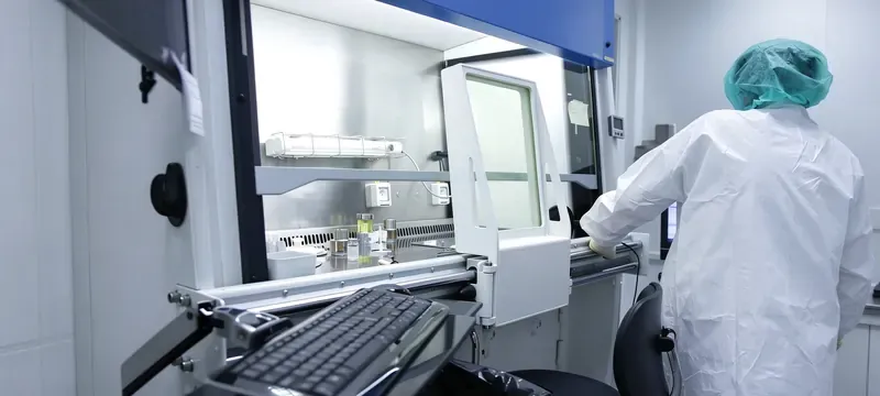 Cleanroom fume hood technical laboratory