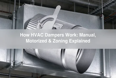 How HVAC Dampers Work | Manual, Motorized & Zoning Explained