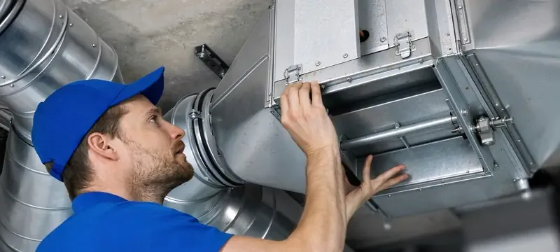 HVAC damper installation technician ductwork HVAC damper installation technician ductwork