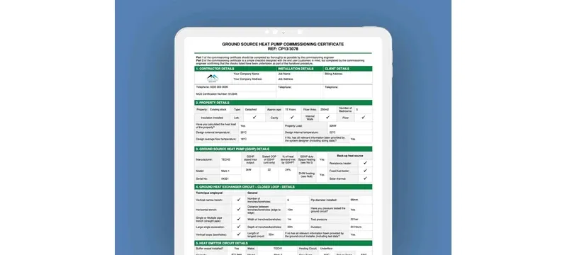 Damper commissioning checklist