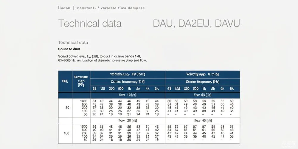 HVAC damper technical data reference.webp