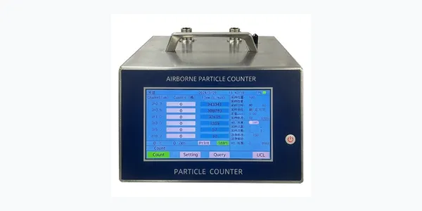 Large-flow 28.3 L/min benchtop particle counter Large-flow 28.3 L/min benchtop particle counter