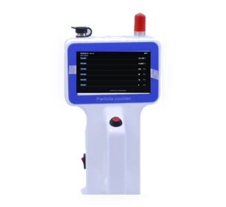 Deiiang APC-H250 precision handheld particle counter, front view