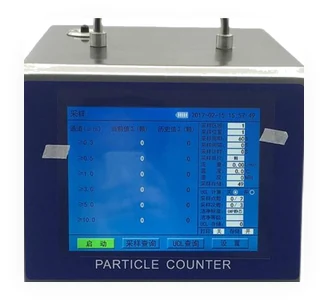 Deiiang APC-B330 flagship benchtop particle counter, front view