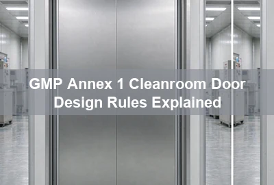 GMP Annex 1 Cleanroom Door Design Rules Explained