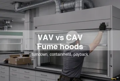 VAV vs CAV Fume Hood: Operating Principle Compared
